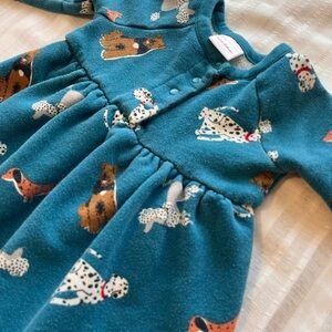 Hanna Andersson Dog Print Baby Dress